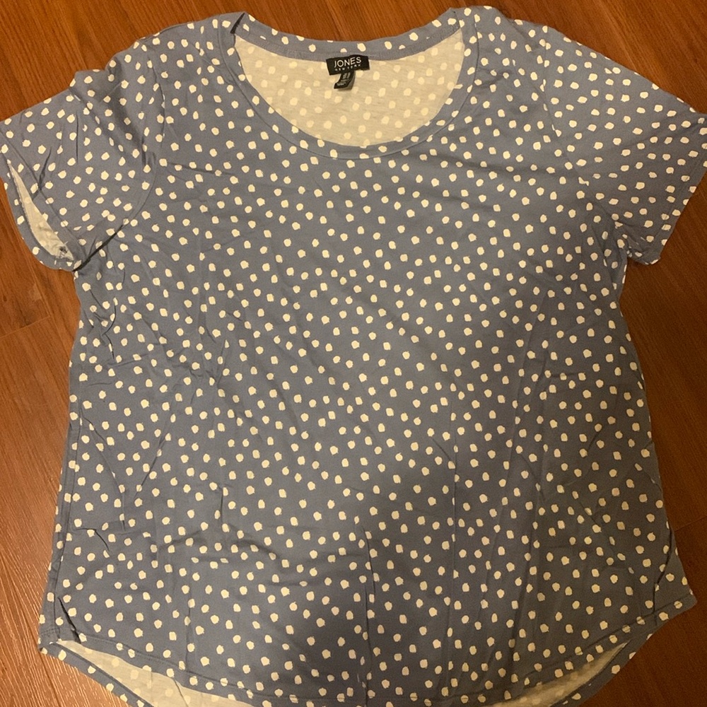Jones New York  Polka Dot Blouse 1X